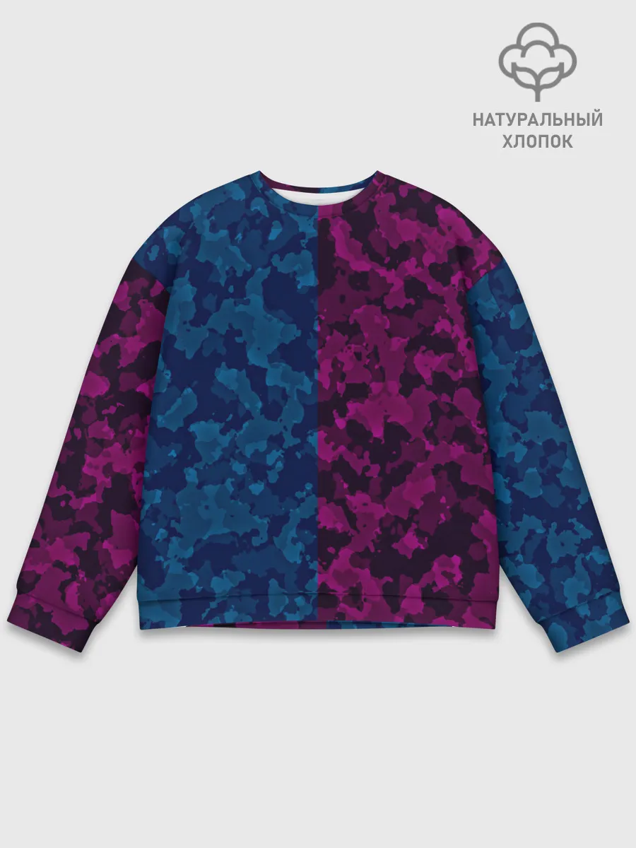 Мужской свитшот базовый / NEON MILITARY | НЕОНОВОЕ МИЛИТАРИ