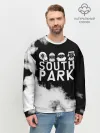 Мужской свитшот базовый / Все пацаны на черном фоне Южный Парк
