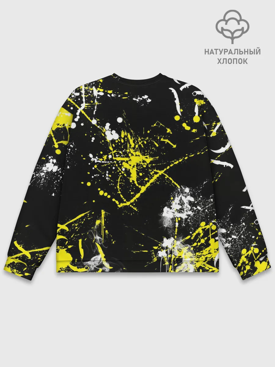 Мужской свитшот базовый / CS:GO Брызги красок