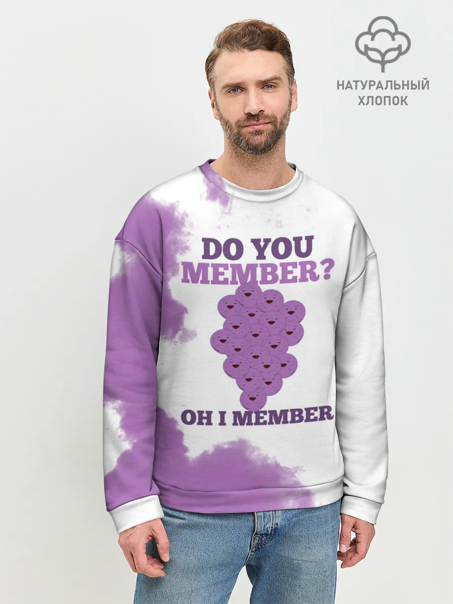 Мужской свитшот базовый / А ты помнишь? Ох я помню | Южный Парк