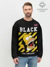 Мужской свитшот базовый / Симпсоны х ON BLACK