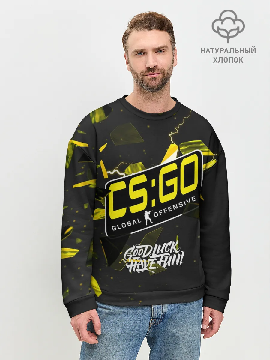 Мужской свитшот базовый / Новая эра CS:GO