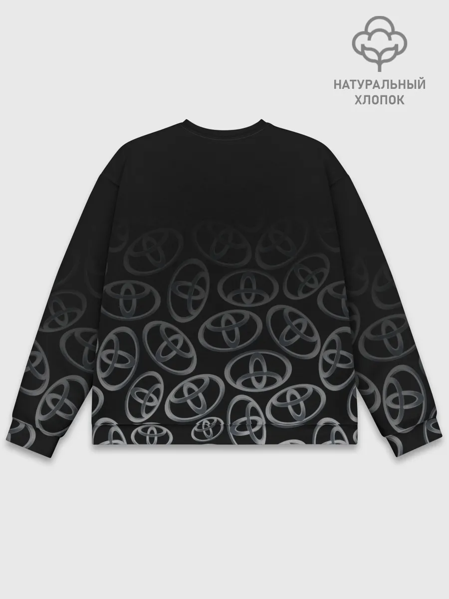 Мужской свитшот базовый / TOYOTA SPORT / LOGOBOMBING