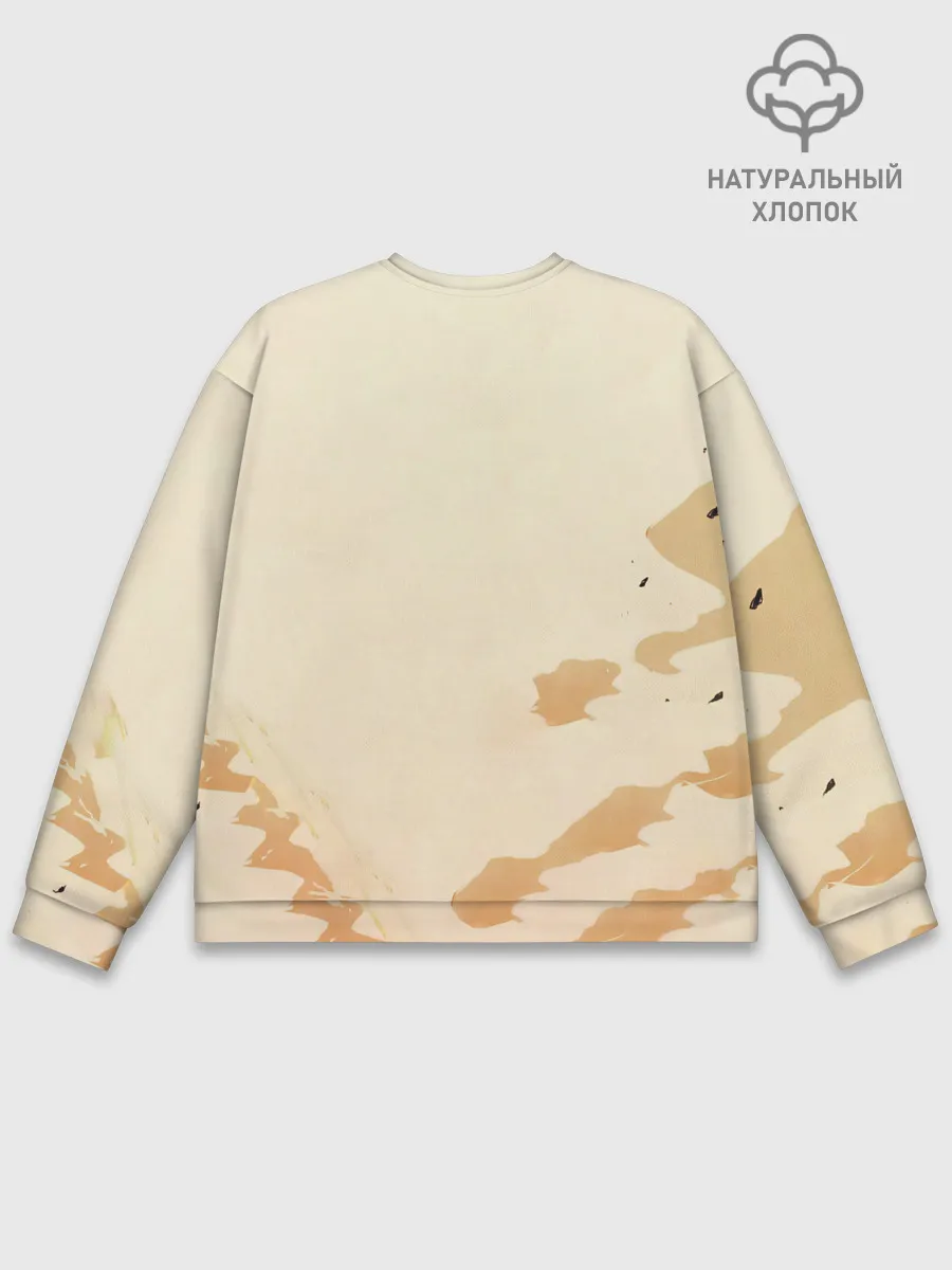 Мужской свитшот базовый / Разрушение Геноса One Punch-Man