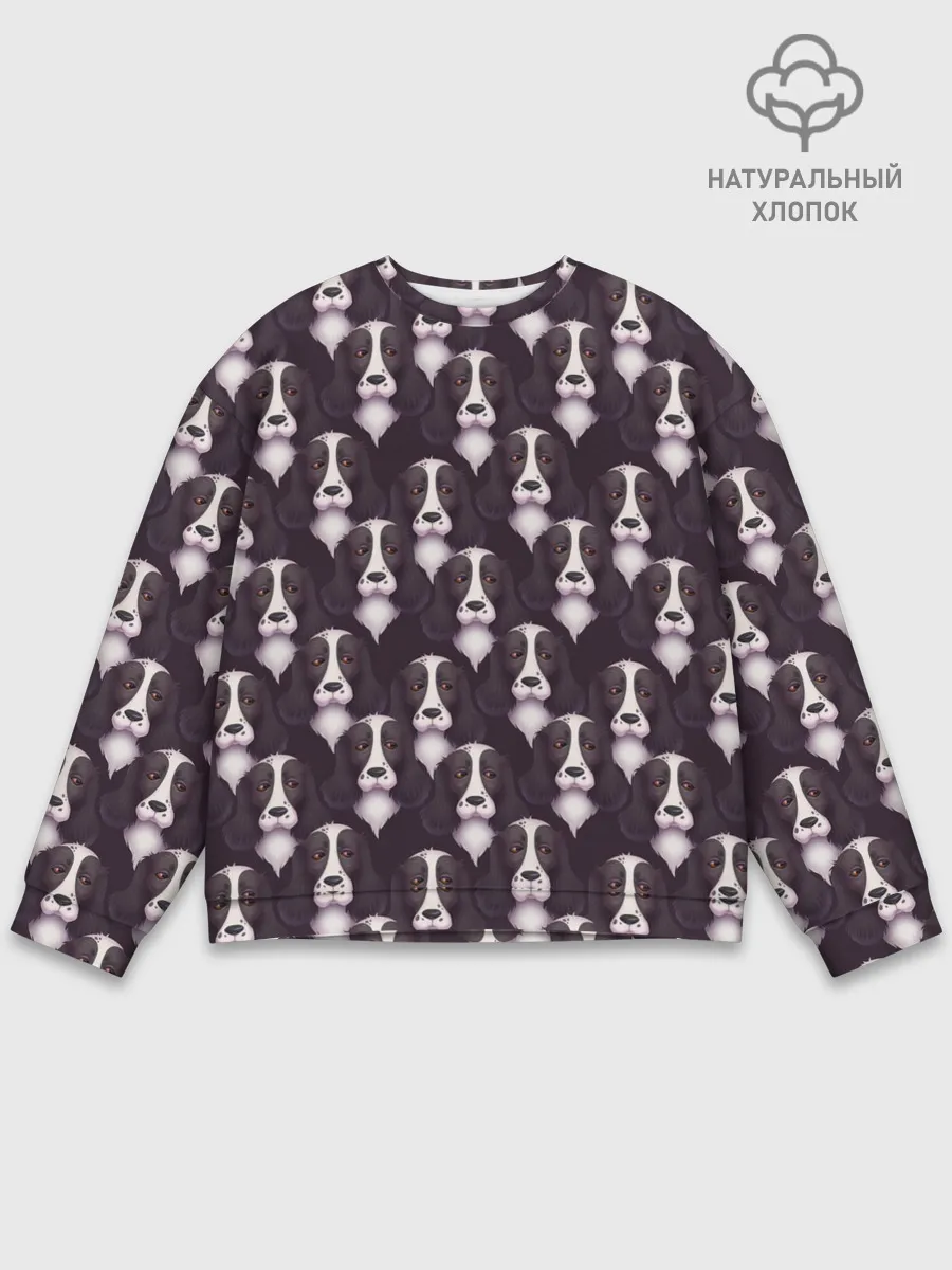 Мужской свитшот базовый / Спаниель