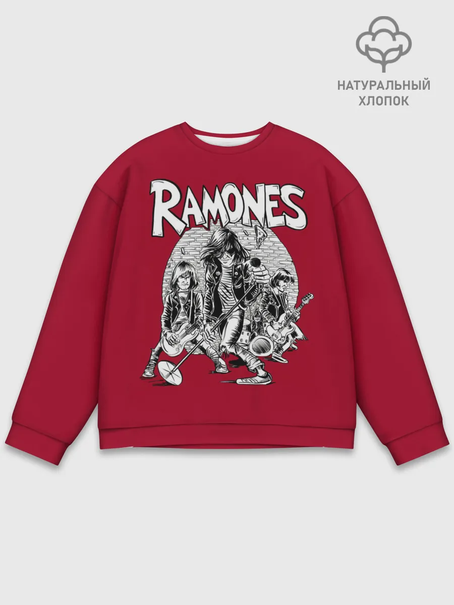 Мужской свитшот базовый / BW Ramones