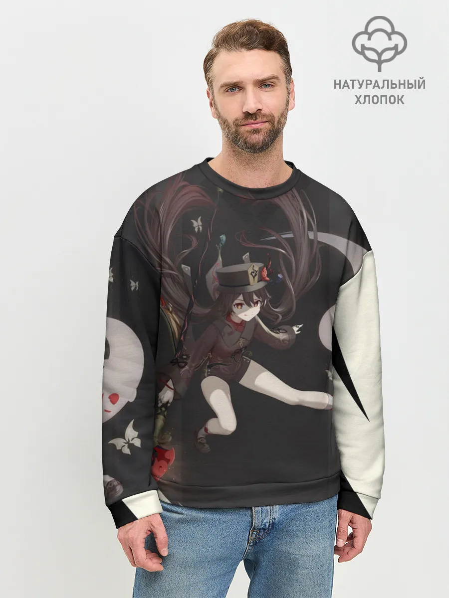 Мужской свитшот базовый / ПОХОРОННОЕ БЮРО | ХУ ТАО