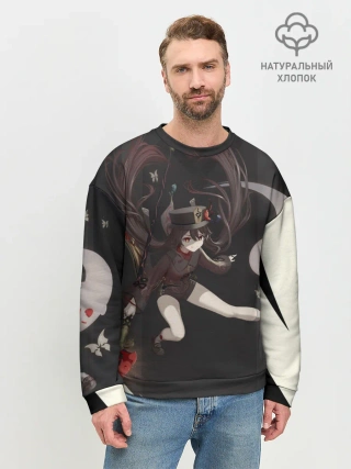 Мужской свитшот базовый / ПОХОРОННОЕ БЮРО | ХУ ТАО