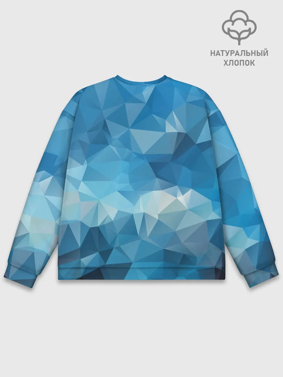 Мужской свитшот базовый / Цифровое небо
