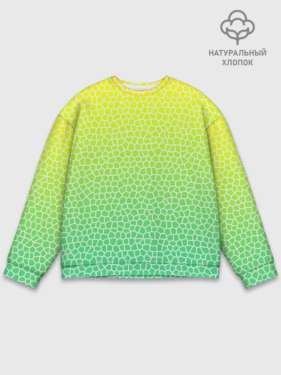 Мужской свитшот базовый / Витражная мозаика