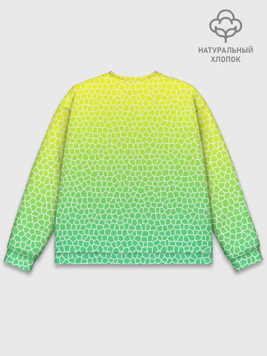 Мужской свитшот базовый / Витражная мозаика