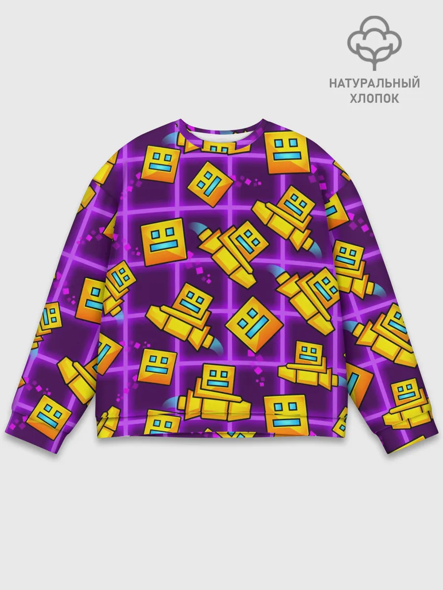 Мужской свитшот базовый / GEOMETRY DASH SPACE