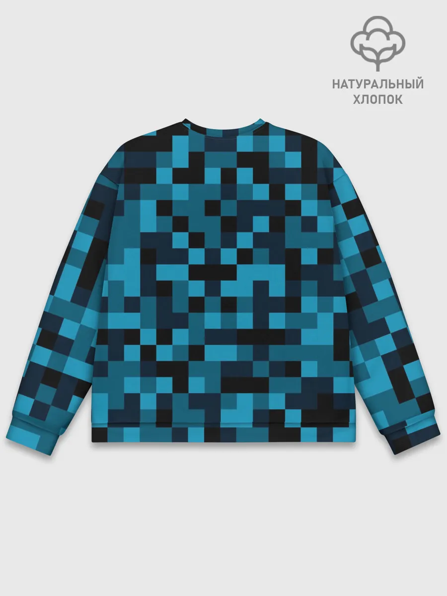 Мужской свитшот базовый / Minecraft, Пиксели