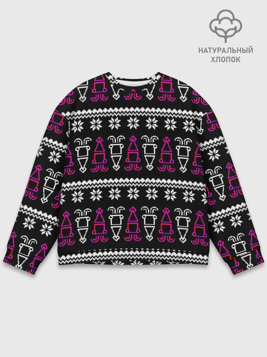 Мужской свитшот базовый / Праздник кальмара