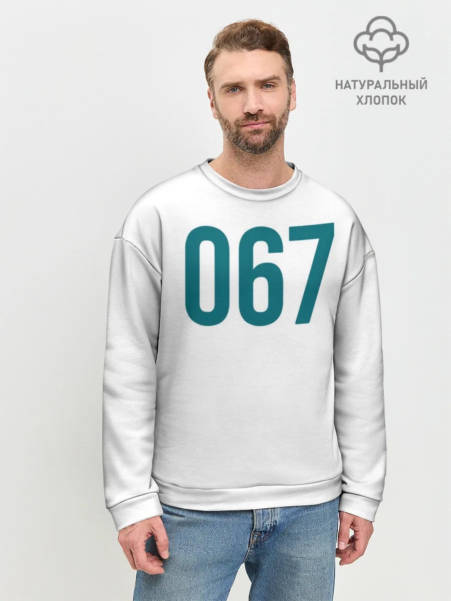 Мужской свитшот базовый / Squid game - Кан Сэ Бёк 067