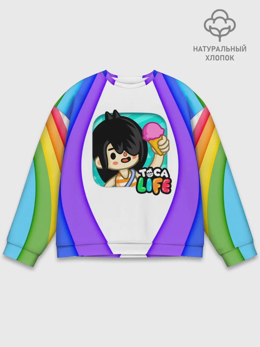 Мужской свитшот базовый / Нари | Nari | Toca Boca