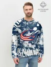 Мужской свитшот базовый / Коламбус Блю Джекетс, Columbus Blue Jackets