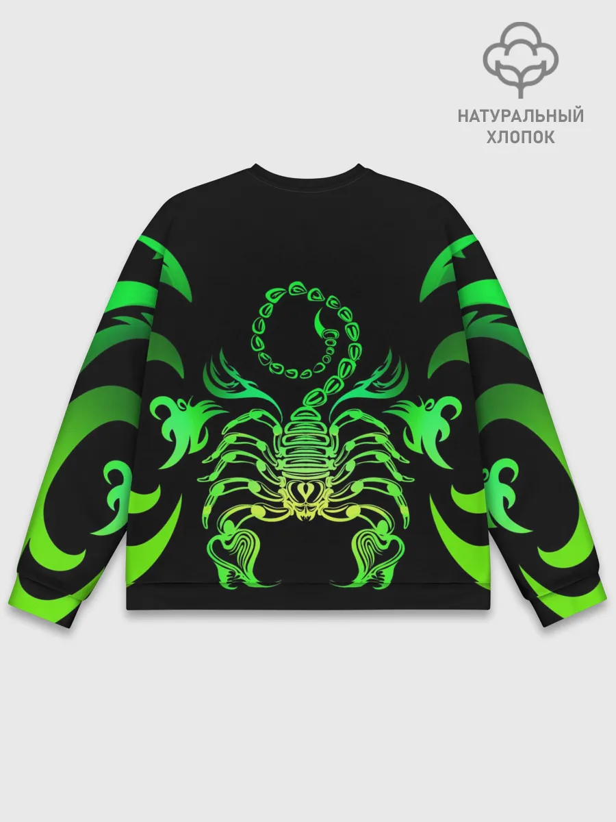 Мужской свитшот базовый / Acid scorpion
