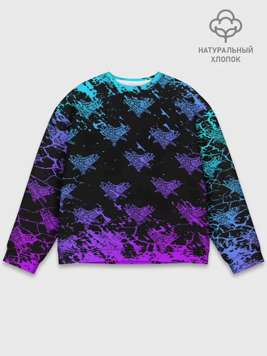 Мужской свитшот базовый / Velial Squad | neon