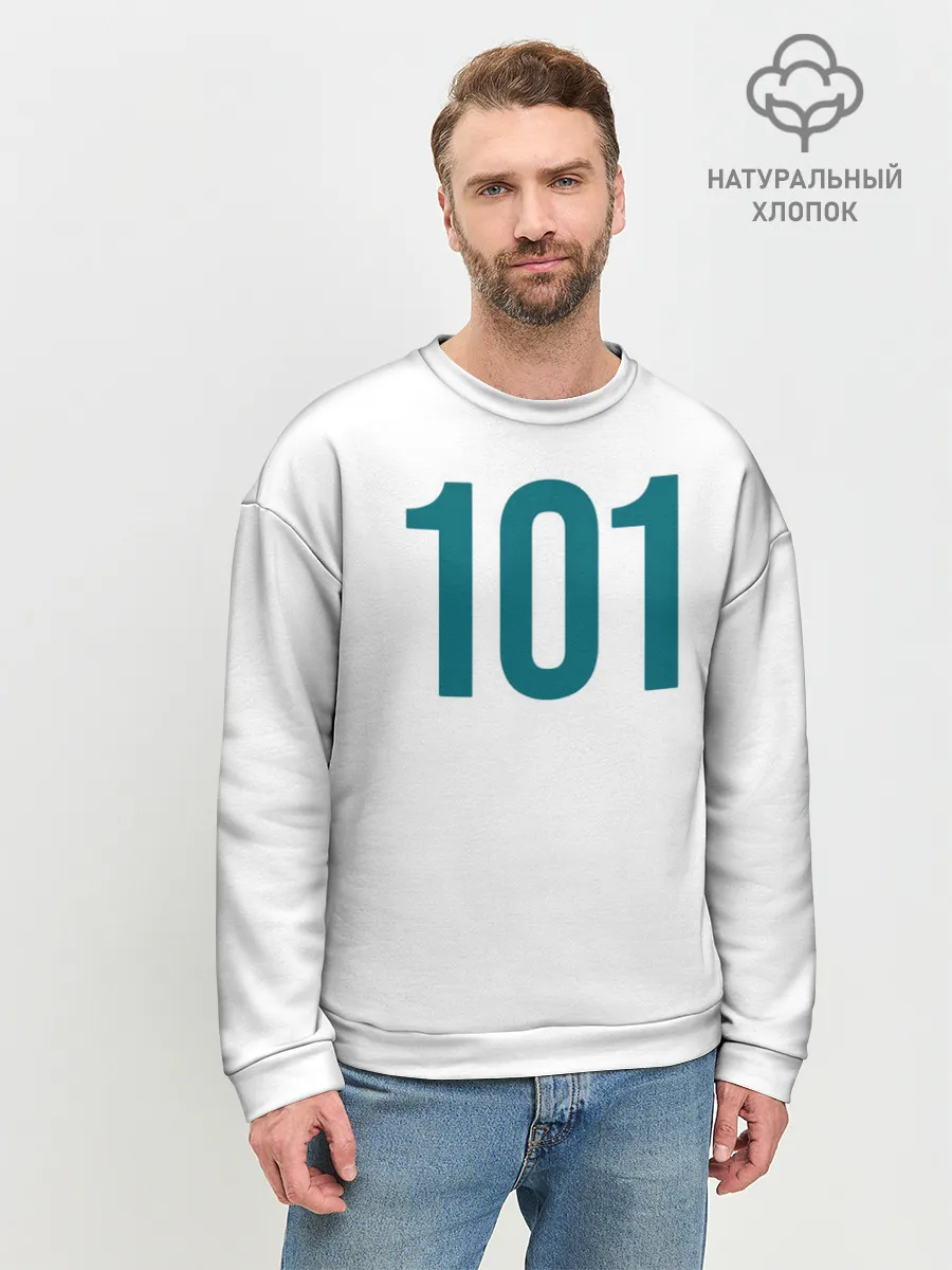 Мужской свитшот базовый / Squid game - Чан Док Су 101