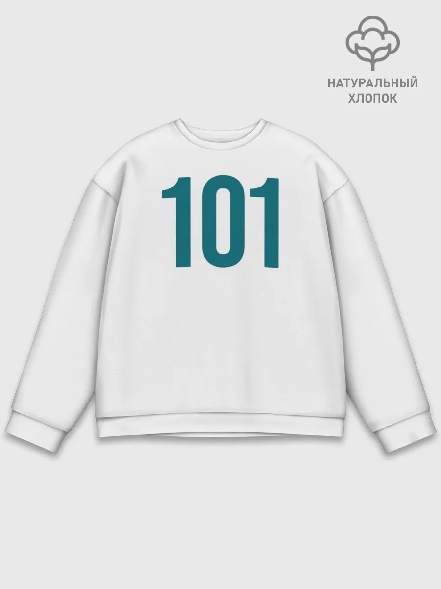 Мужской свитшот базовый / Squid game - Чан Док Су 101