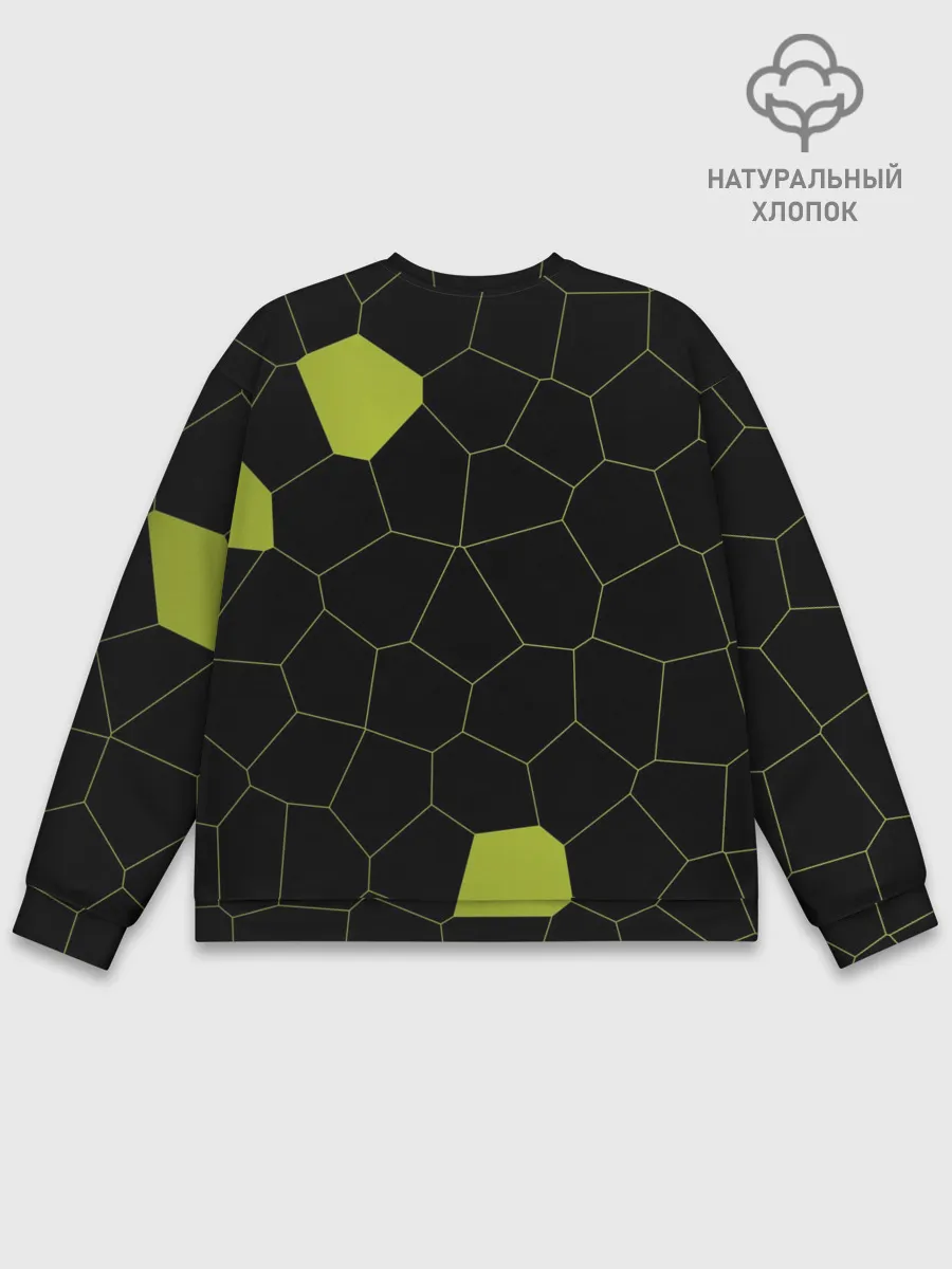 Мужской свитшот базовый / Кожа рептилии