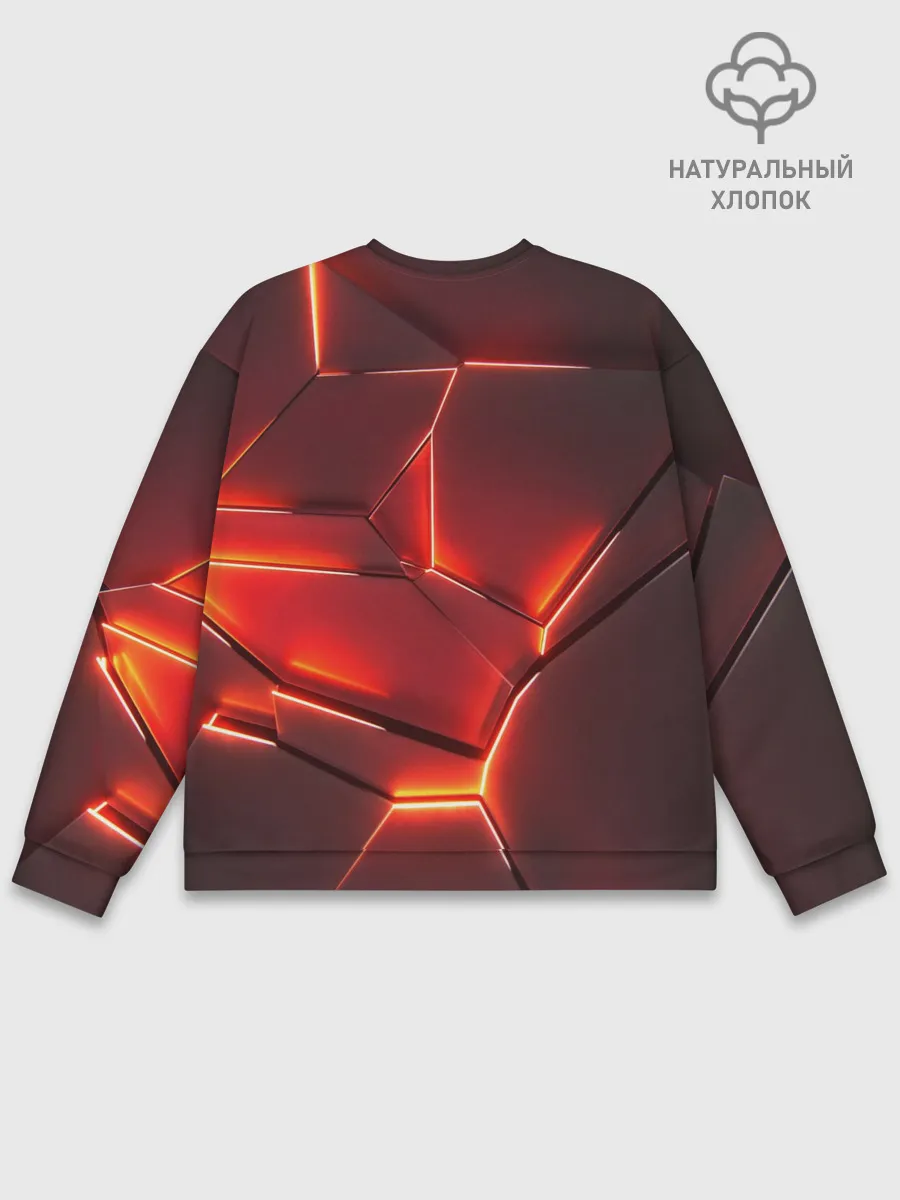 Мужской свитшот базовый / ПЛИТЫ НА НЕОНЕ