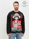 Мужской свитшот базовый / One Piece: Разыскивается Манки Д Лаффи