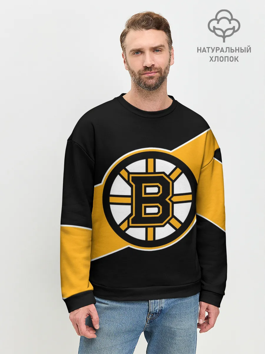 Мужской свитшот базовый / Бостон Брюинз, Boston Bruins