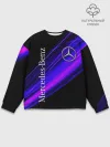 Мужской свитшот базовый / MERCEDES-BENZ / МЕРСЕДЕС-БЕНЗ / ПУРПУРНЫЙ