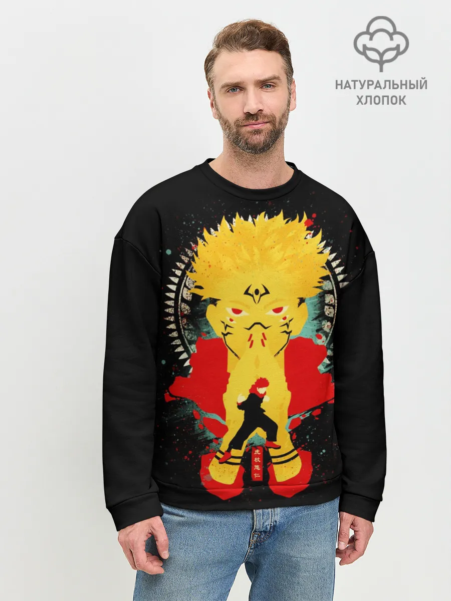 Мужской свитшот базовый / Сукуна - Король проклятий, Jujutsu Kaisen