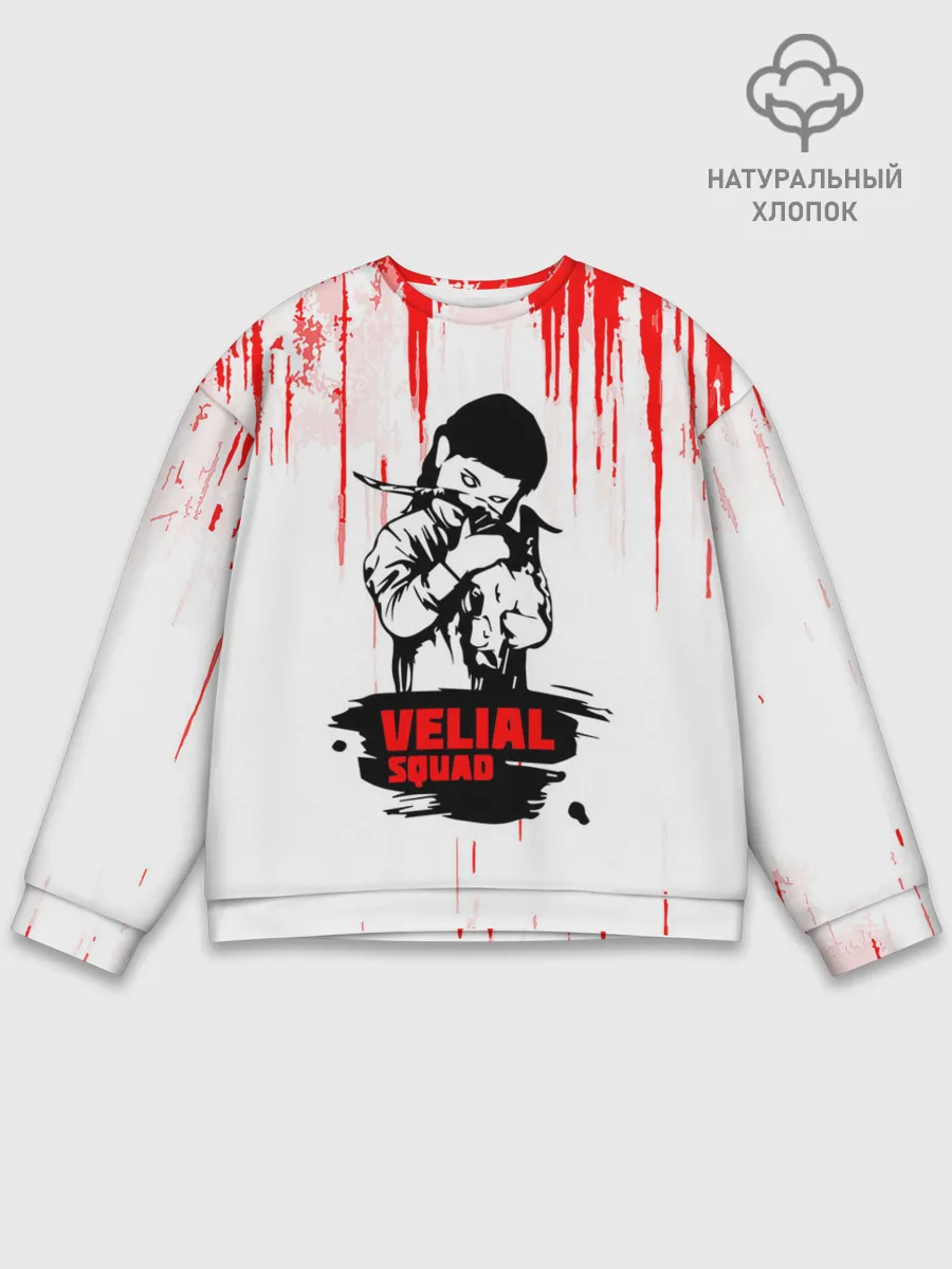 Мужской свитшот базовый / velial squad девочка дьявол