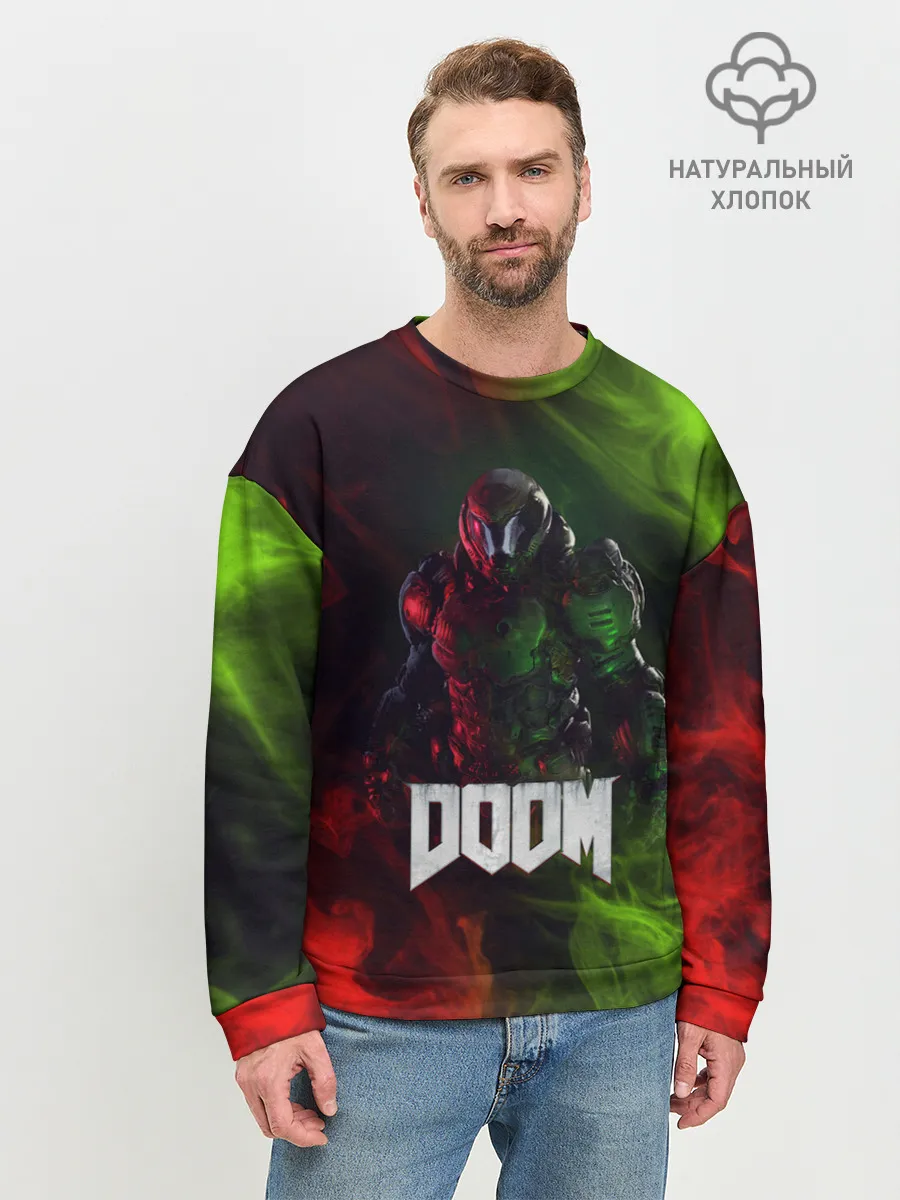 Мужской свитшот базовый / Doomguy | Doom