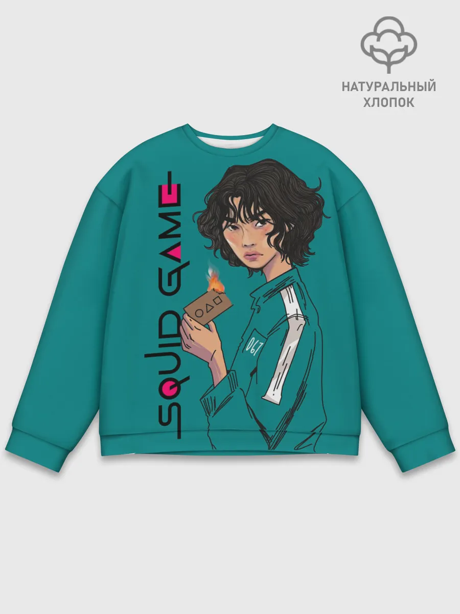 Мужской свитшот базовый / Кан Сэ Бёк сжигает визитку