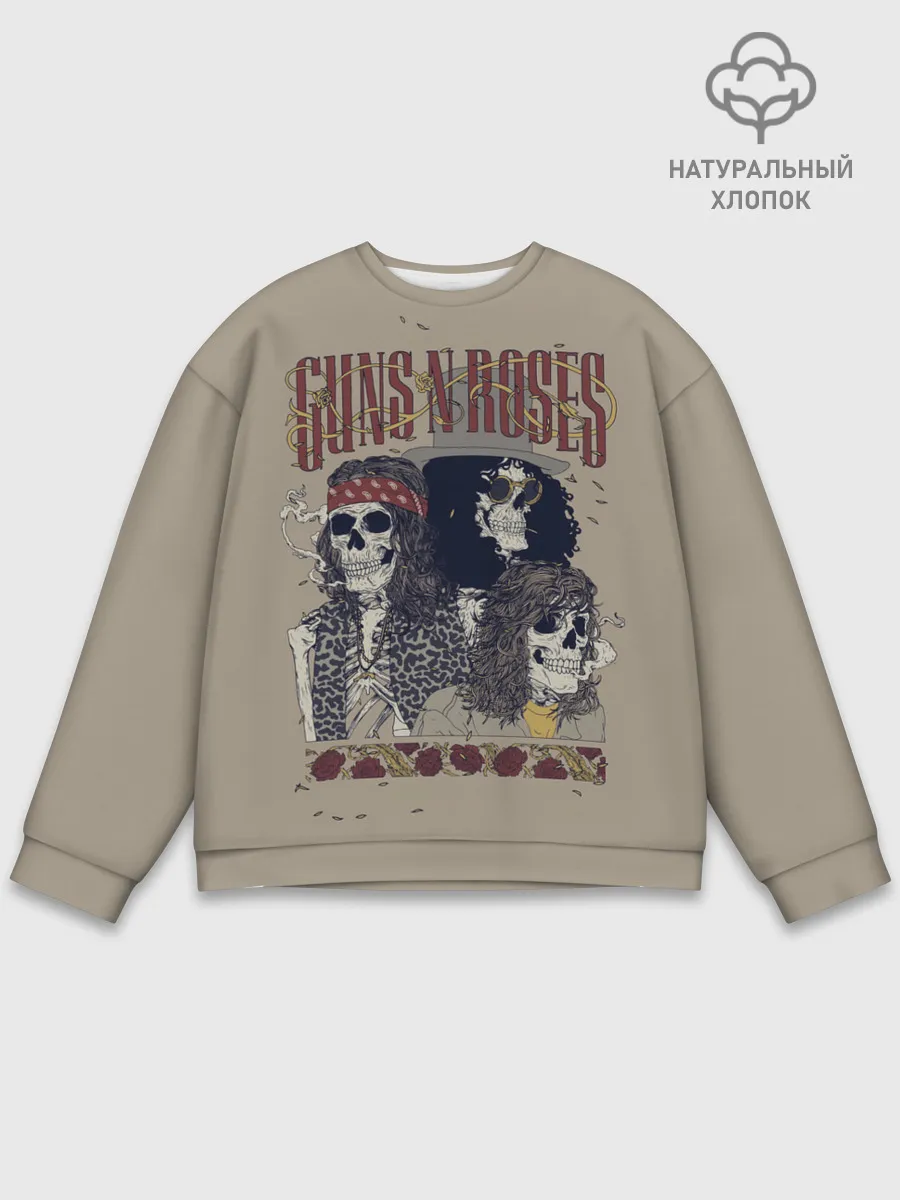 Мужской свитшот базовый / GNR Skeletons