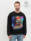 Мужской свитшот базовый / Predator in the jungle
