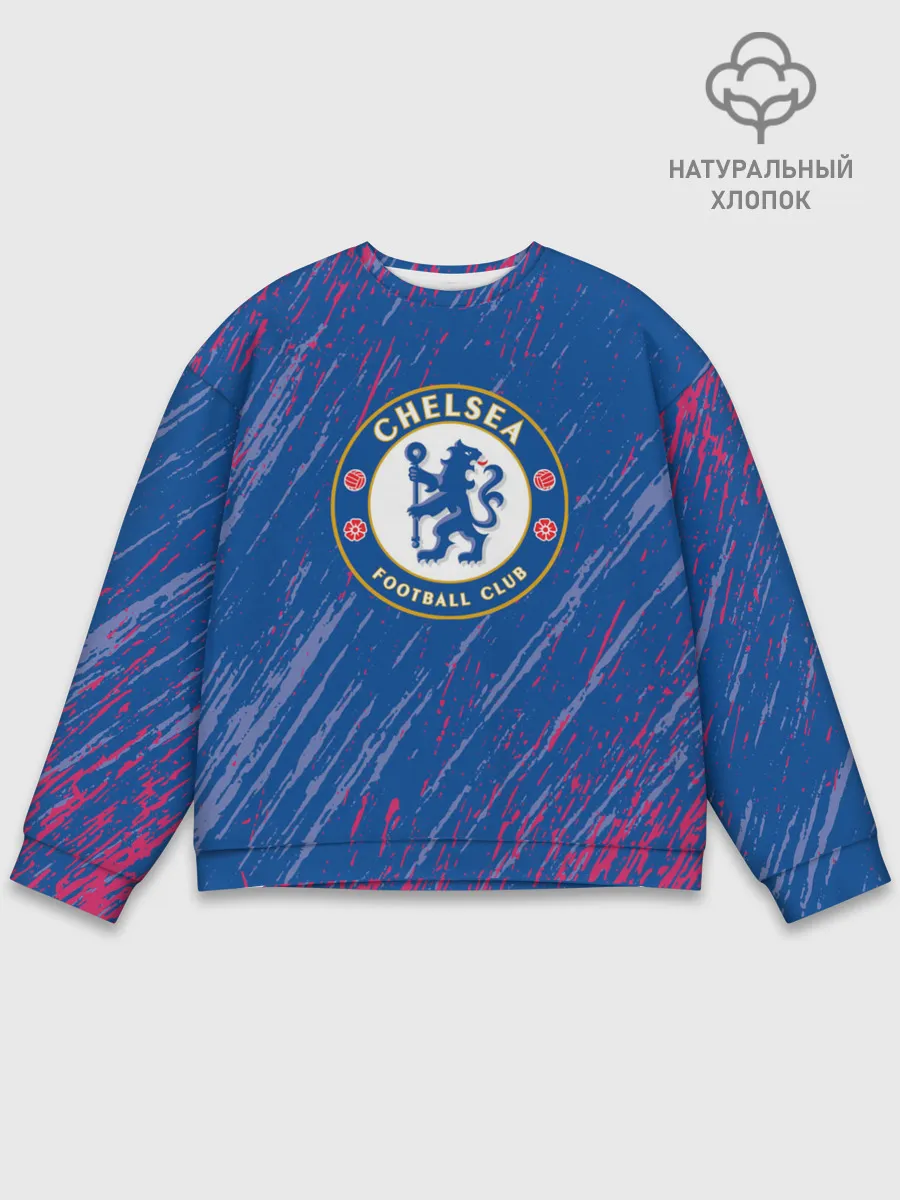 Мужской свитшот базовый / Chelsea: Logo.