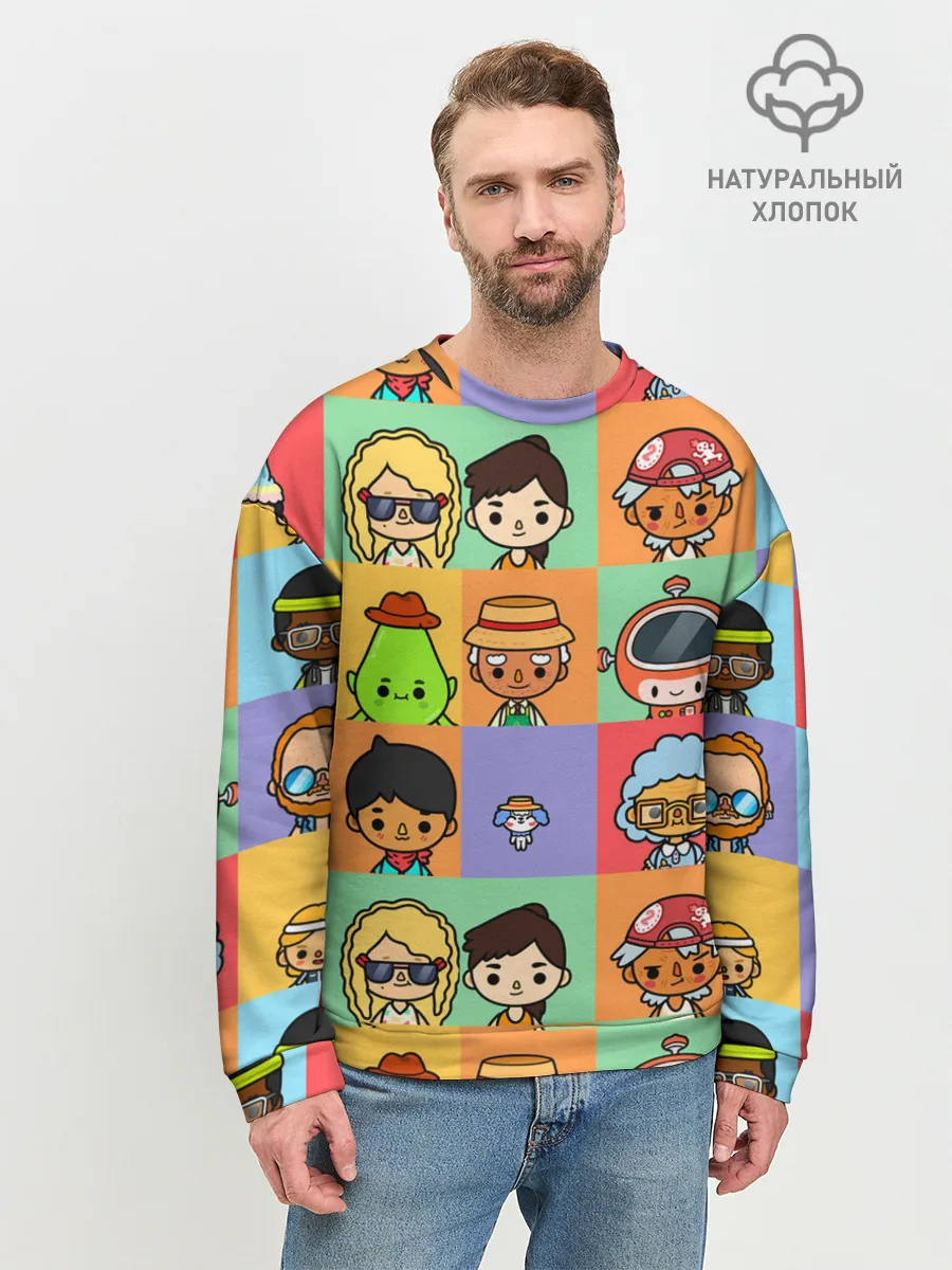 Мужской свитшот базовый / TOCA BOCA WORLD HERO
