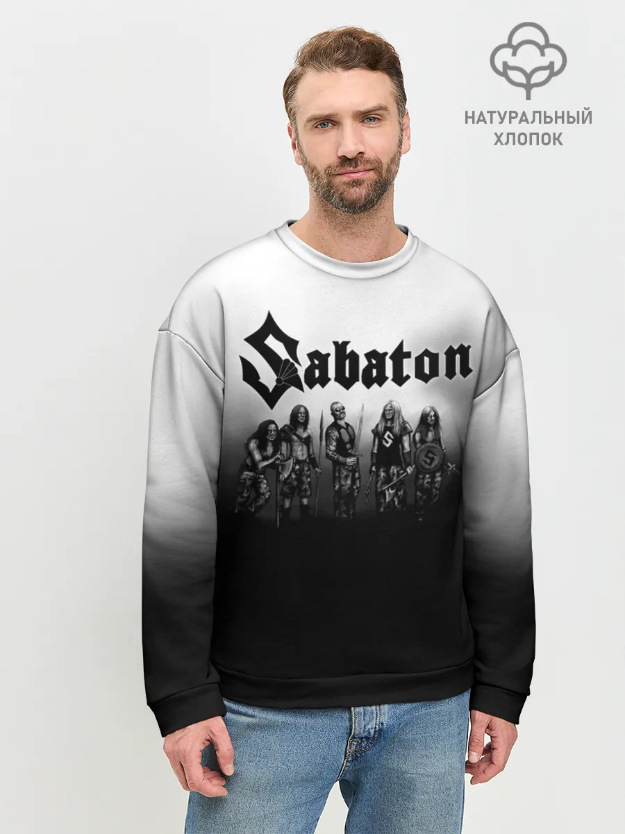 Мужской свитшот базовый / Участники группы Sabaton