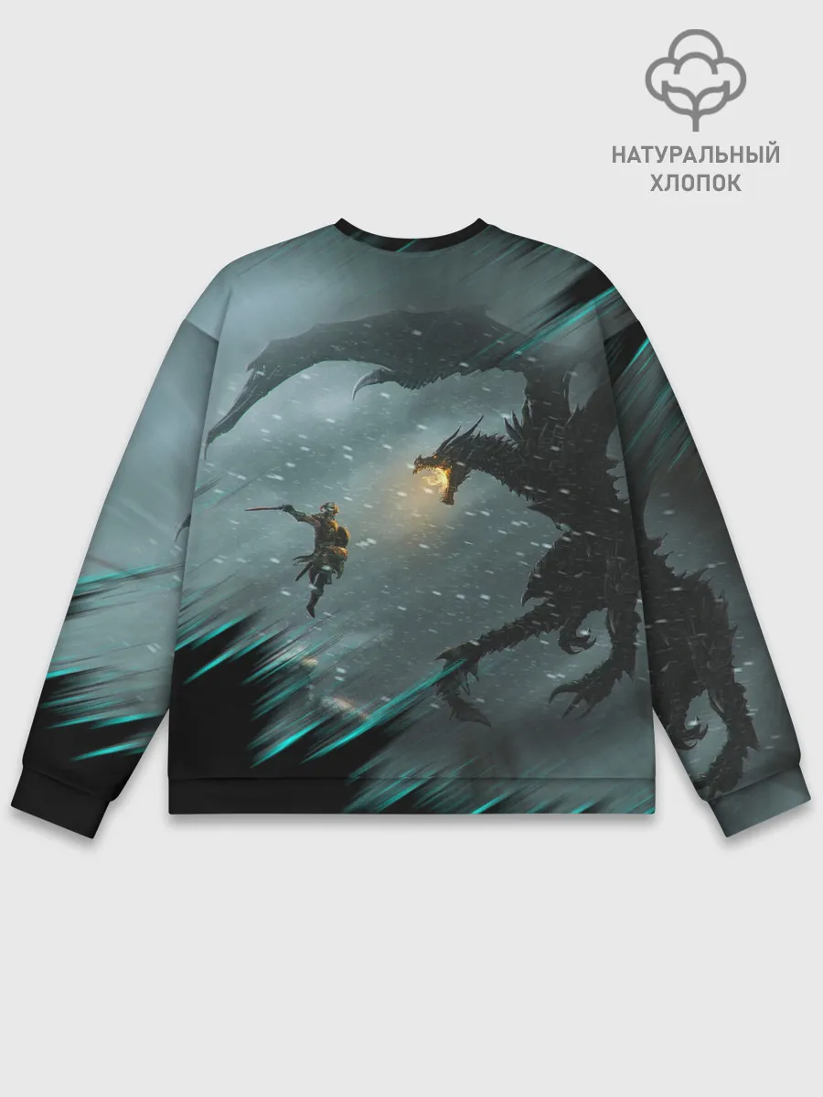 Мужской свитшот базовый / TES FUS RO DAH | DRAGON