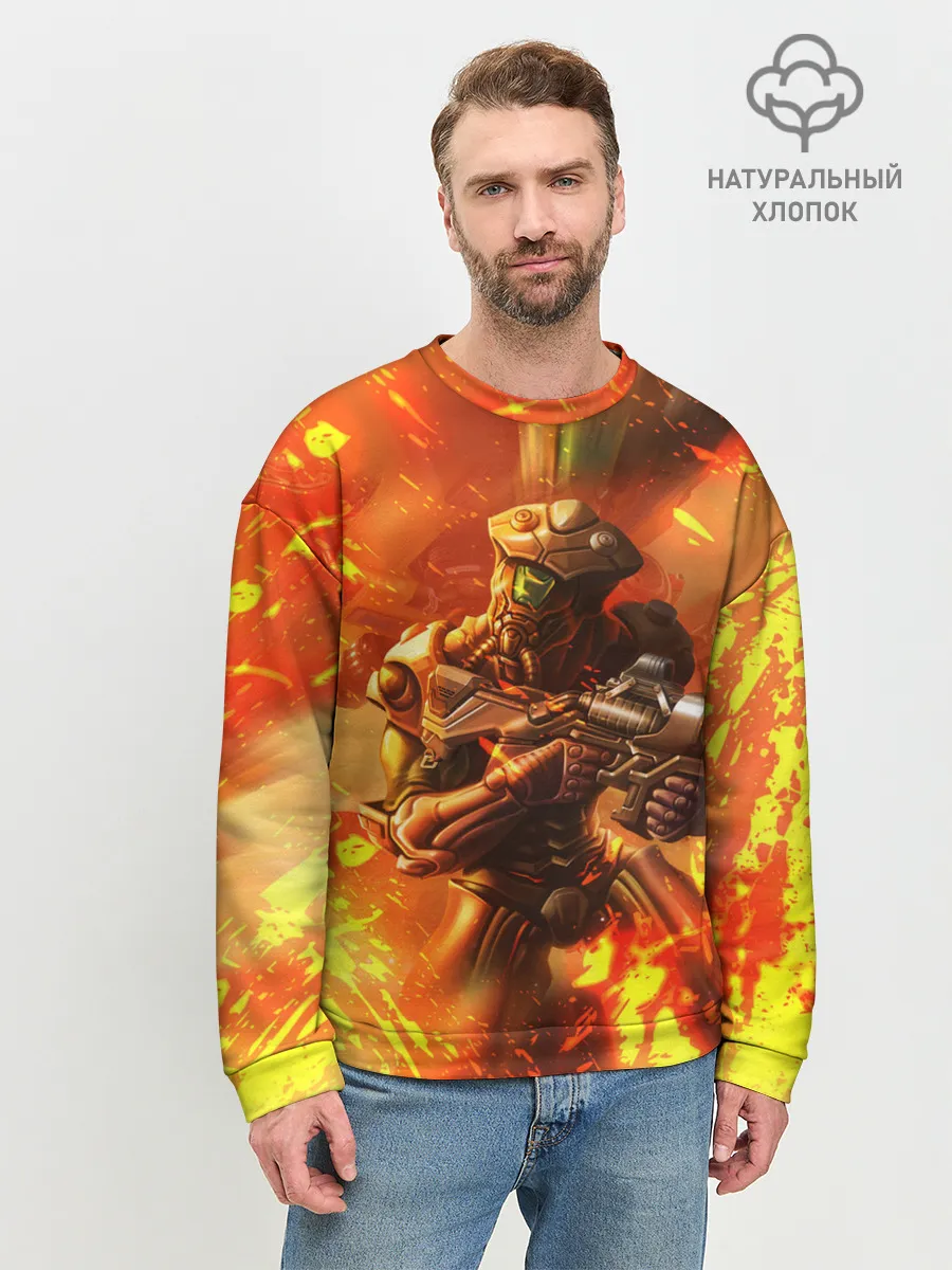 Мужской свитшот базовый / Doom ART
