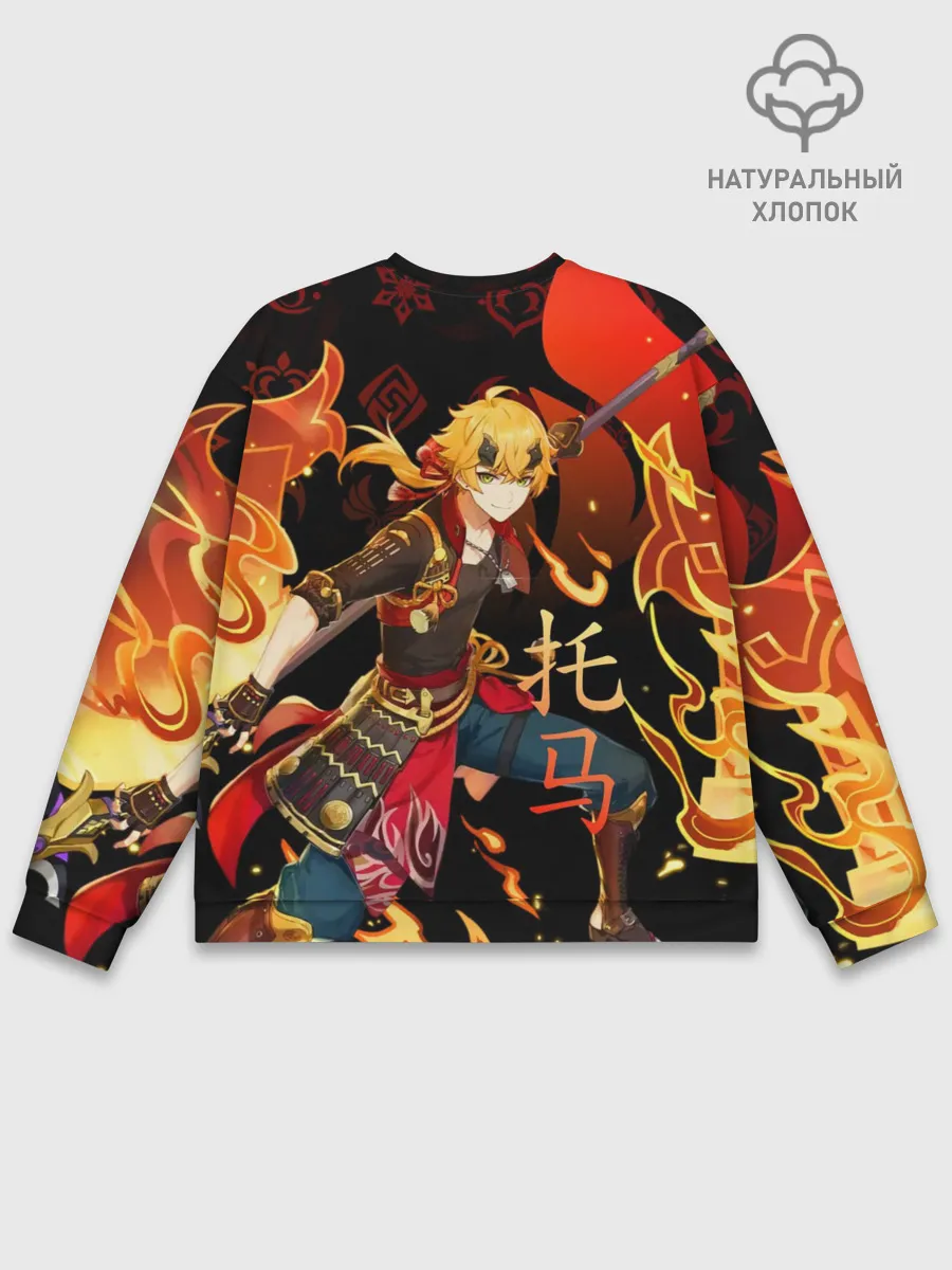Мужской свитшот базовый / Геншин импакт: Тома