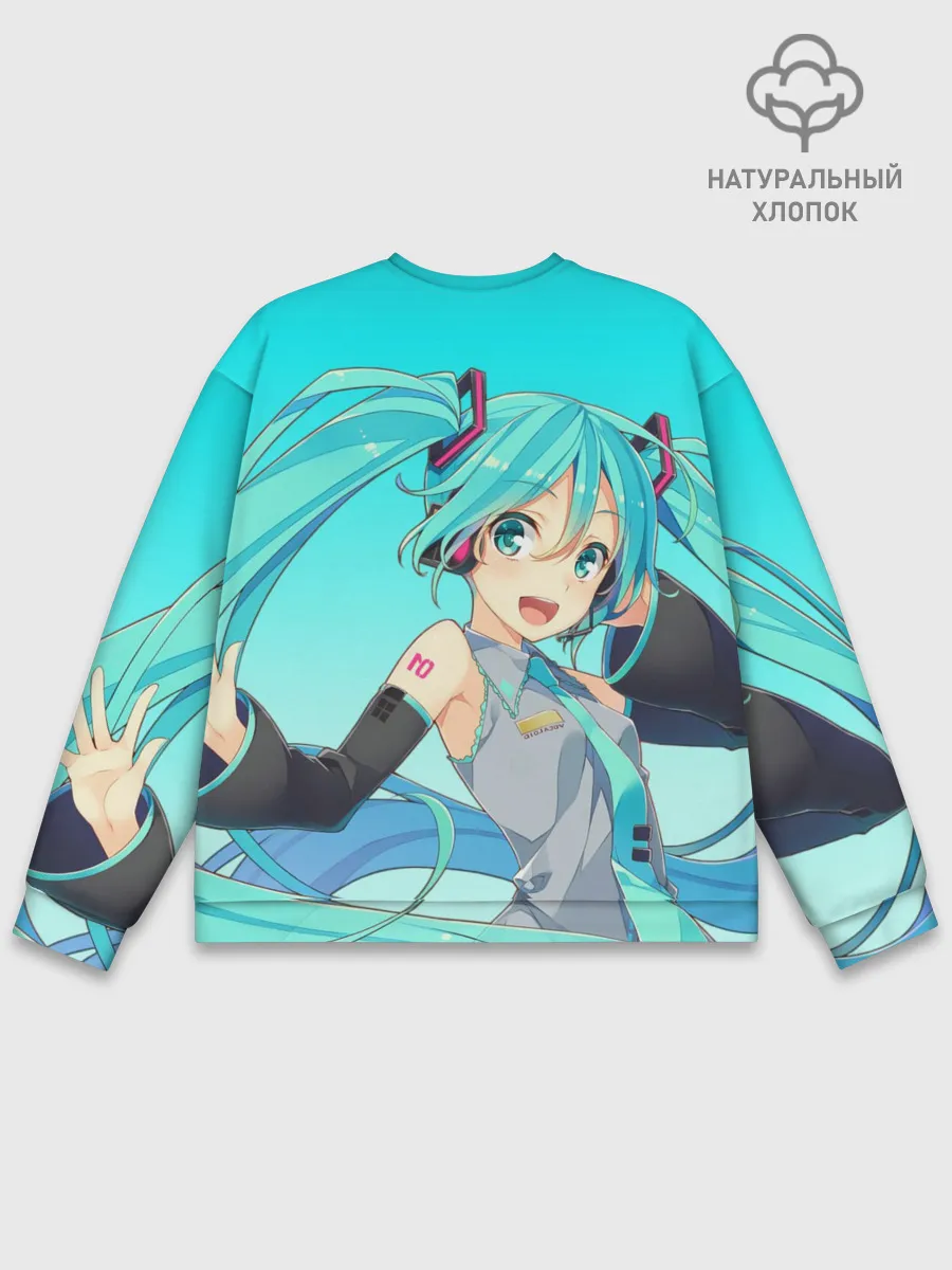 Мужской свитшот базовый / Hatsune Miku / Мику Хацунэ