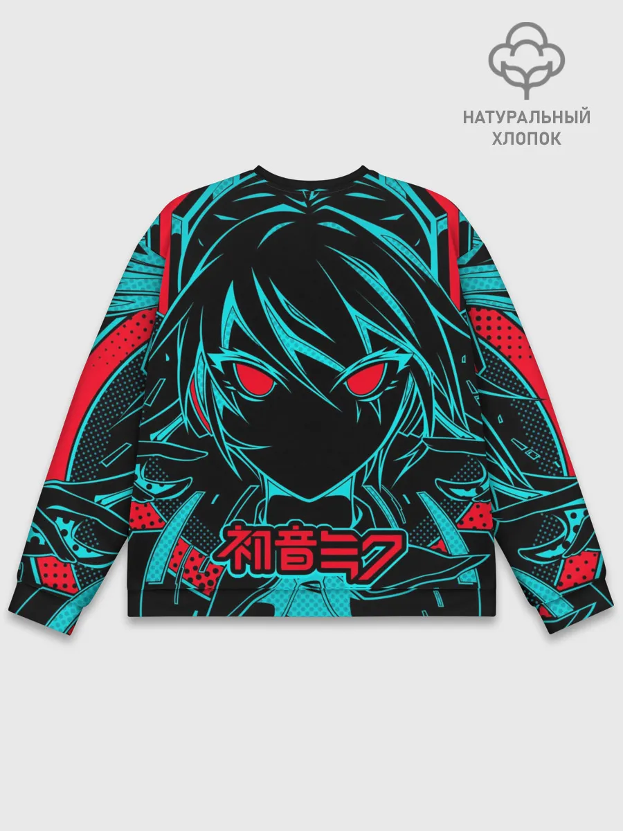 Мужской свитшот базовый / Мику Хацунэ / Hatsune Miku