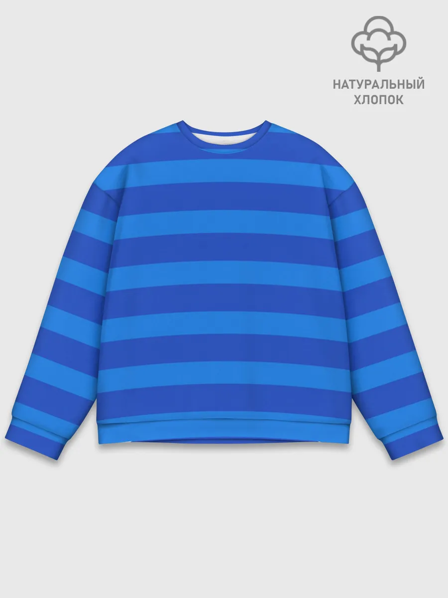 Мужской свитшот базовый / Huggy Wuggy полосы