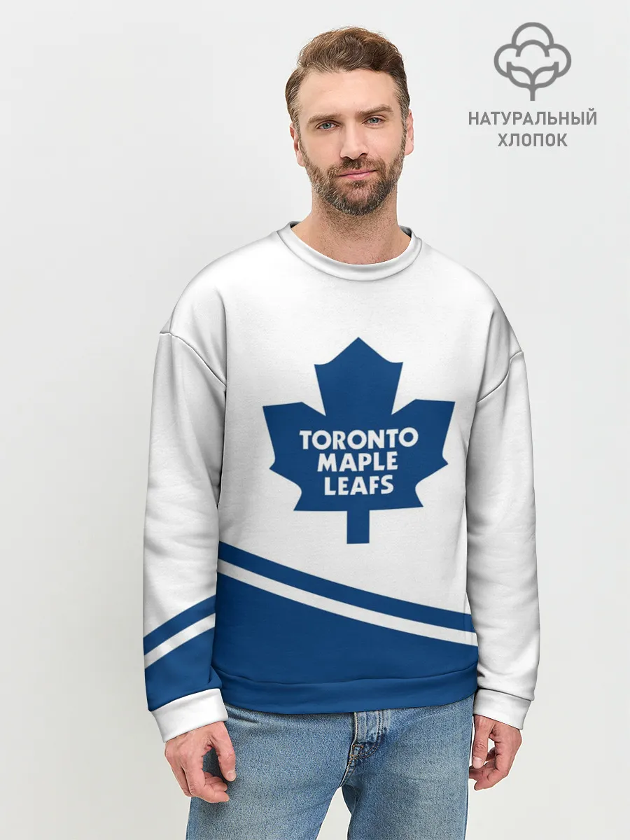 Мужской свитшот базовый / Toronto Maple Leafs | Торонто Мейпл Лифс