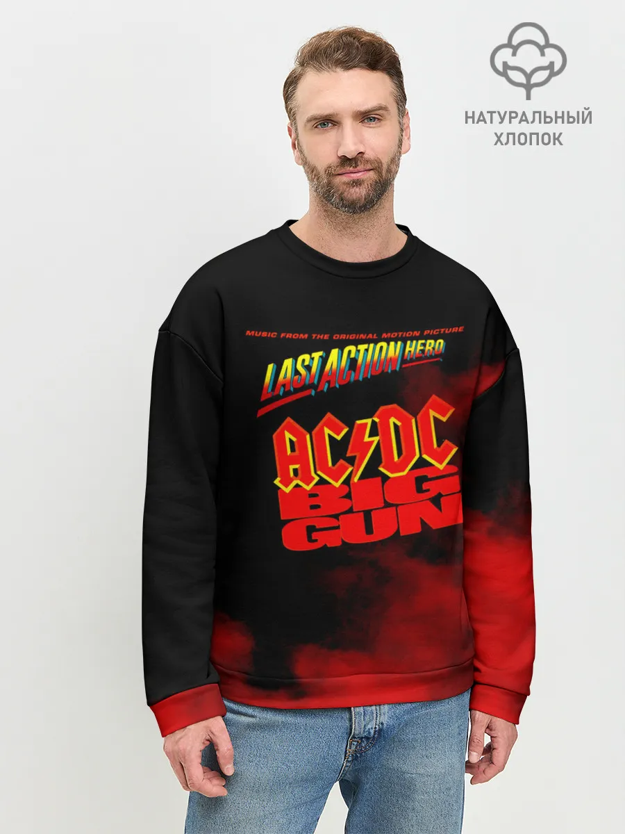 Мужской свитшот базовый / AC/DC - BIG GUN