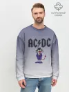Мужской свитшот базовый / Ангус Янг чертик AC/DC