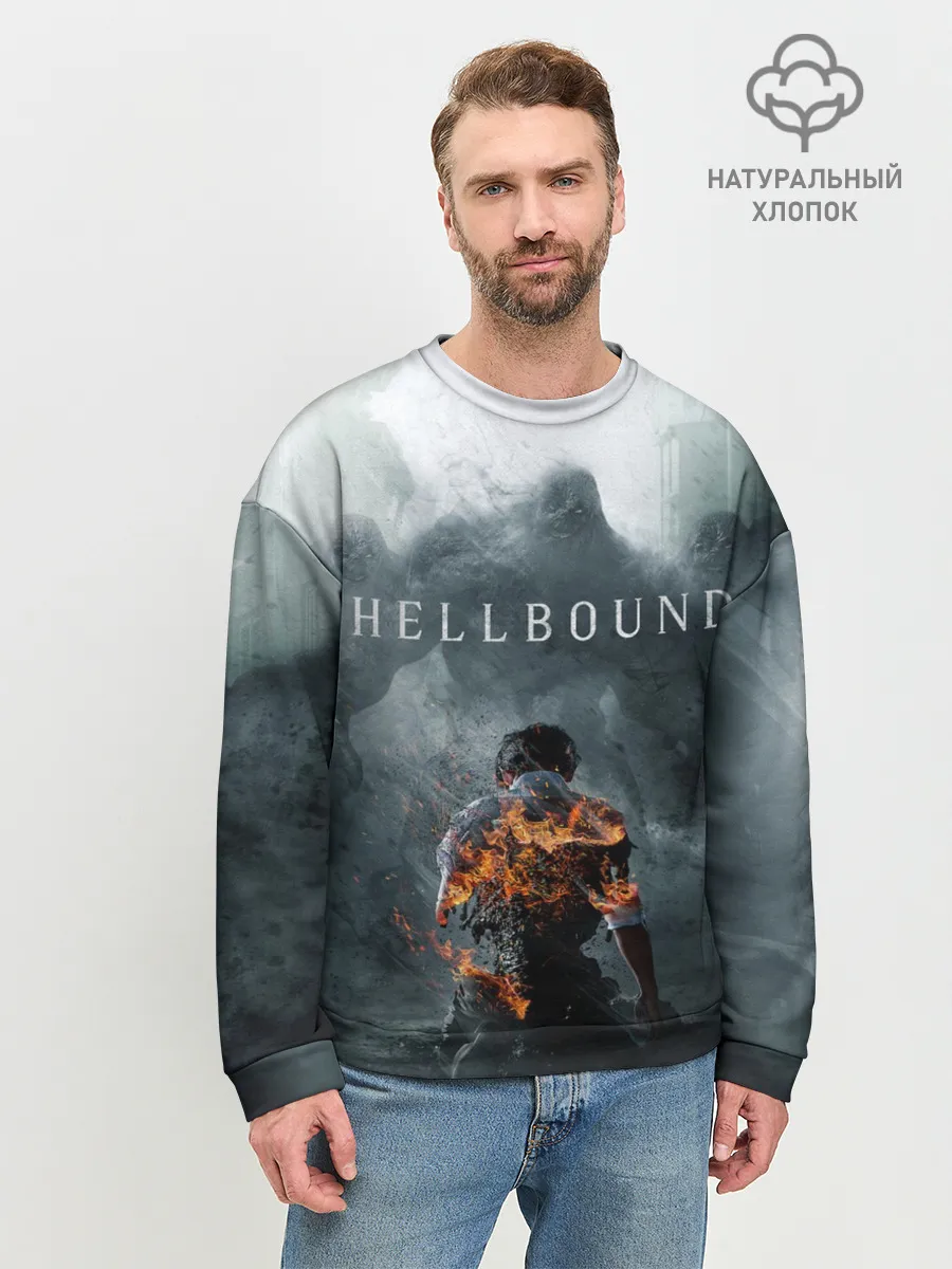 Мужской свитшот базовый / Hellbound или Зов Ада