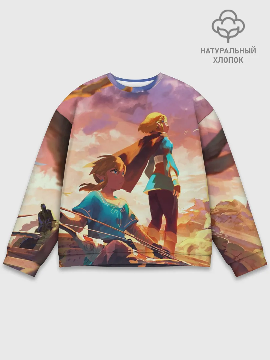 Мужской свитшот базовый / Legend of Zelda | Легенда о Зельде